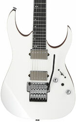 Guitarra eléctrica con forma de str. Ibanez RG5320C PW Prestige Japan - Polar white