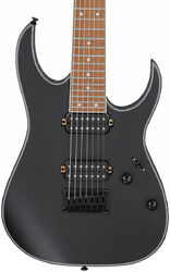 Guitarra eléctrica de 7 cuerdas Ibanez RG7421EX BKF 7-String Standard - Black flat