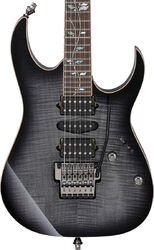 Guitarra eléctrica con forma de str. Ibanez RG8570 BRE J.Custom Japan - Black rutile