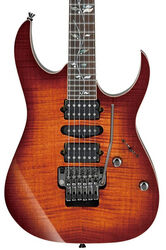 Guitarra eléctrica con forma de str. Ibanez J.Custom RG8570 BSR (Japan) - Brownish Sphalerite