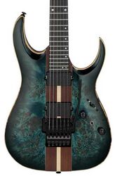 Guitarra eléctrica con forma de str. Ibanez Premium RGA20P1PB CUL - Cosmic Blue Burst
