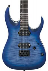 Guitarra eléctrica con forma de str. Ibanez RGA42FM BLF Standard - Blue lagoon burst flat