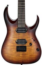 Guitarra eléctrica con forma de str. Ibanez RGA42FM DEF Standard - Dragon eye burst