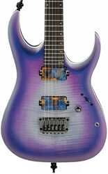 Guitarra electrica metalica Ibanez RGA61AL IAF Axion Label - Indigo aurora burst flat 