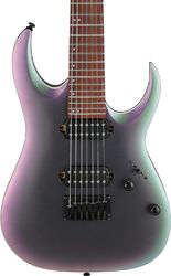 Guitarra eléctrica con forma de str. Ibanez Standard RGA742EX BAM 7-String - Black Aurora Burst Matte