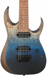 Guitarra eléctrica de 7 cuerdas Ibanez RGD7521PB DSF Standard - Deep seafloor fade