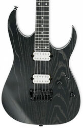Guitarra eléctrica con forma de str. Ibanez RGR652AHBF WK Prestige Japan - Weathered black
