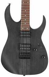 Guitarra eléctrica con forma de str. Ibanez RGRT421 WK Standard - Weathered black