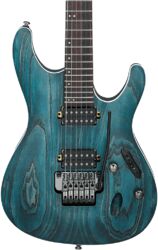 Guitarra eléctrica con forma de str. Ibanez Premium S520AH OBF - Cosmic Blue Flat