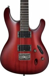 Guitarra eléctrica con forma de str. Ibanez S521 BBS Standard - Blackberry sunburst