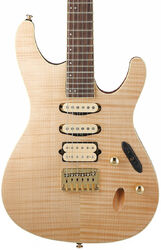 Guitarra eléctrica con forma de str. Ibanez SEW761FM NTF Standard - Natural flat