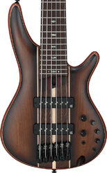 Bajo eléctrico de cuerpo sólido Ibanez SR1356B DUF Premium 6-String - Dual mocha burst flat