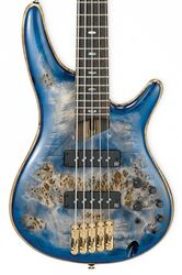 Bajo eléctrico de cuerpo sólido Ibanez SR2605E CBB Premium - Cerulean blue burst