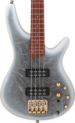 Bajo eléctrico de cuerpo sólido Ibanez Standard SR300EDX FBM Ltd - Frozen Black Glacier Matte