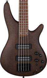 Bajo eléctrico de cuerpo sólido Ibanez Standard SR305EB WK 5-String - Walnut Flat