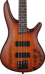 Bajo eléctrico de cuerpo sólido Ibanez Standard SR500A MHL - Mahogany Brown Burst Low Gloss