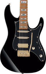 Guitarra eléctrica con forma de str. Ibanez Tim Henson THBB10 BK Premium +Bag - Black