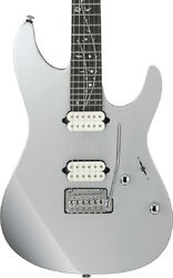 Guitarra eléctrica con forma de str. Ibanez Tim Henson TOD10 Premium - Silver