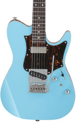 Guitarra eléctrica con forma de tel Ibanez Tom Quayle TQMS1 CTB Japan - Celeste blue