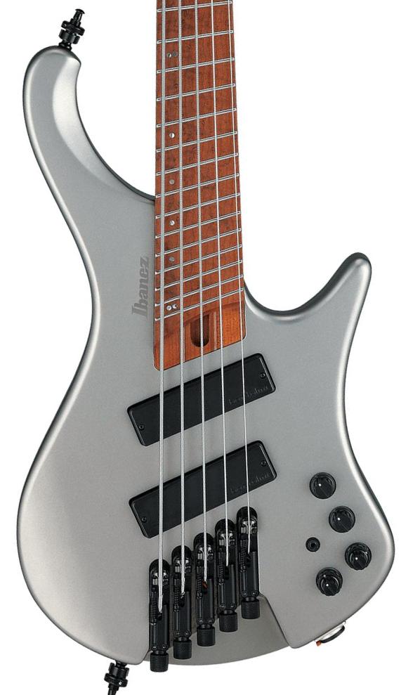 Bajo eléctrico de cuerpo sólido Ibanez Workshop EHB1005SMS MGM - Metallic Gray Matte