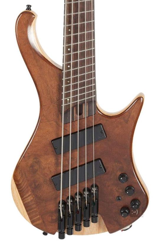 Bajo eléctrico de cuerpo sólido Ibanez EHB1265MS NML Workshop 5-String - Natural mocha low gloss