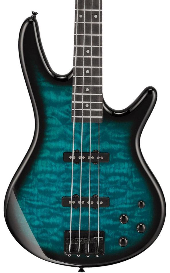Bajo eléctrico de cuerpo sólido Ibanez GSR280QA TMS GIO - Transparent marine sunburst
