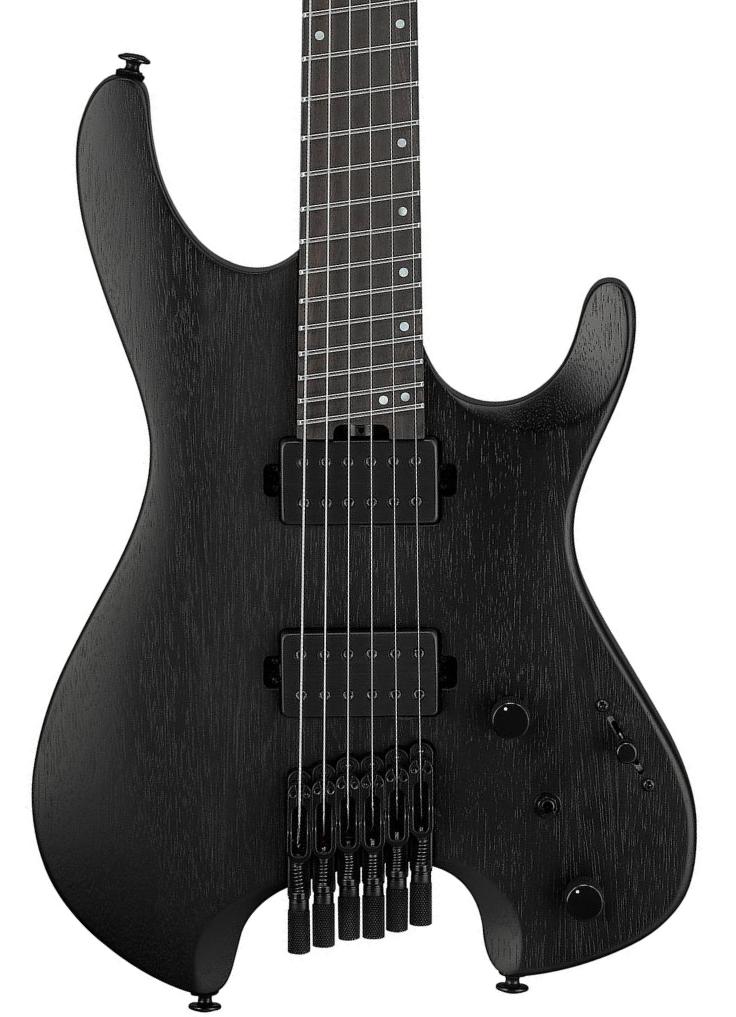 Guitarra eléctrica de doble corte Ibanez Quest QX52B WK - weathered black