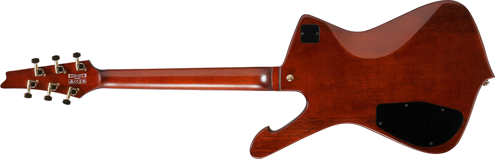 Ibanez Ic420mfm Cml Iceman 2h Ht Mn - Caramel Burst Low Gloss - Guitarra electrica retro rock - Variation 1