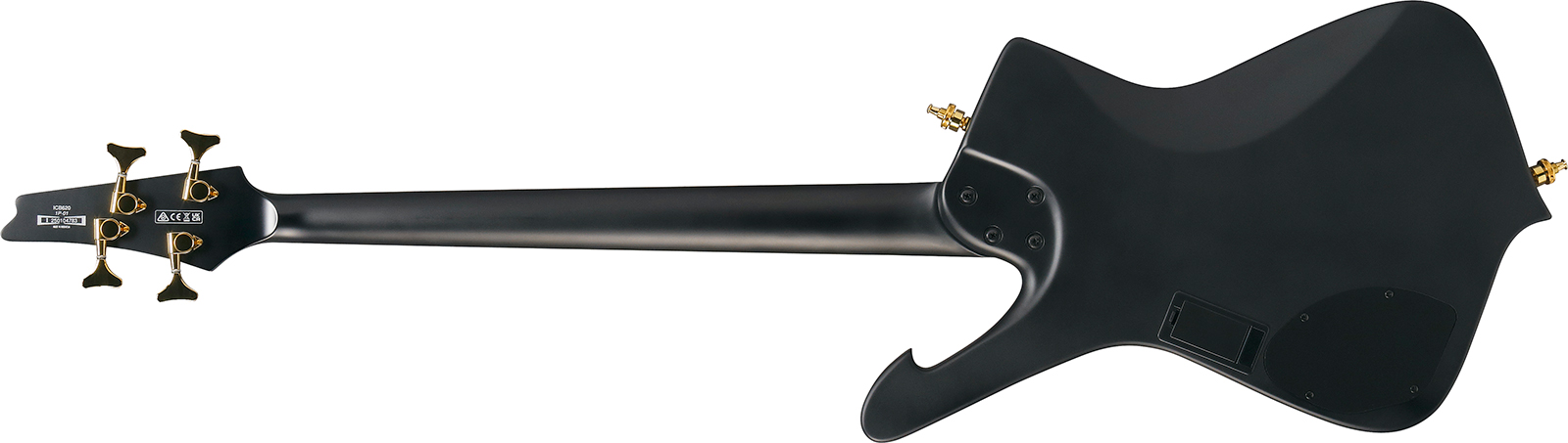 Ibanez Icb620 Bkf Iceman Active Pp - Black Flat - Bajo eléctrico de cuerpo sólido - Variation 1