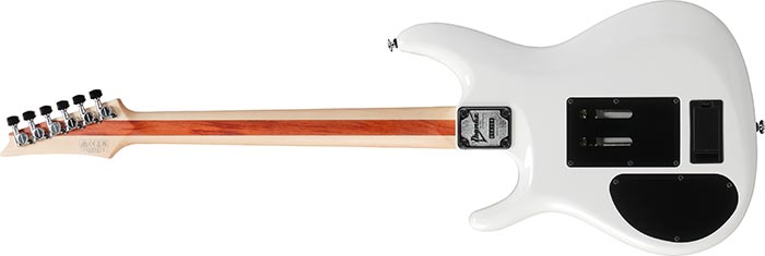 Ibanez Joe Satriani J2480 Wh Jap Signature 1h Dimarzio / Sustainiac Fr Rw - White - Guitarra eléctrica de autor - Variation 1