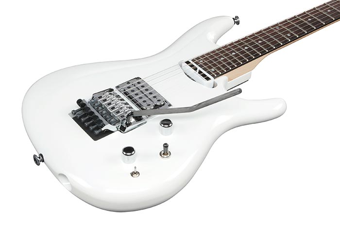 Ibanez Joe Satriani J2480 Wh Jap Signature 1h Dimarzio / Sustainiac Fr Rw - White - Guitarra eléctrica de autor - Variation 2
