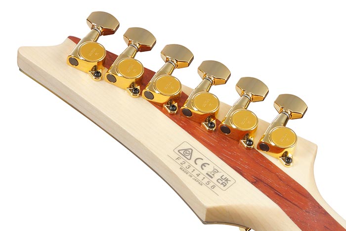 Ibanez Joe Satriani Js1gd Jap Signature 1h Sustainiac Fr Rw - Gold - Guitarra eléctrica con forma de str. - Variation 6