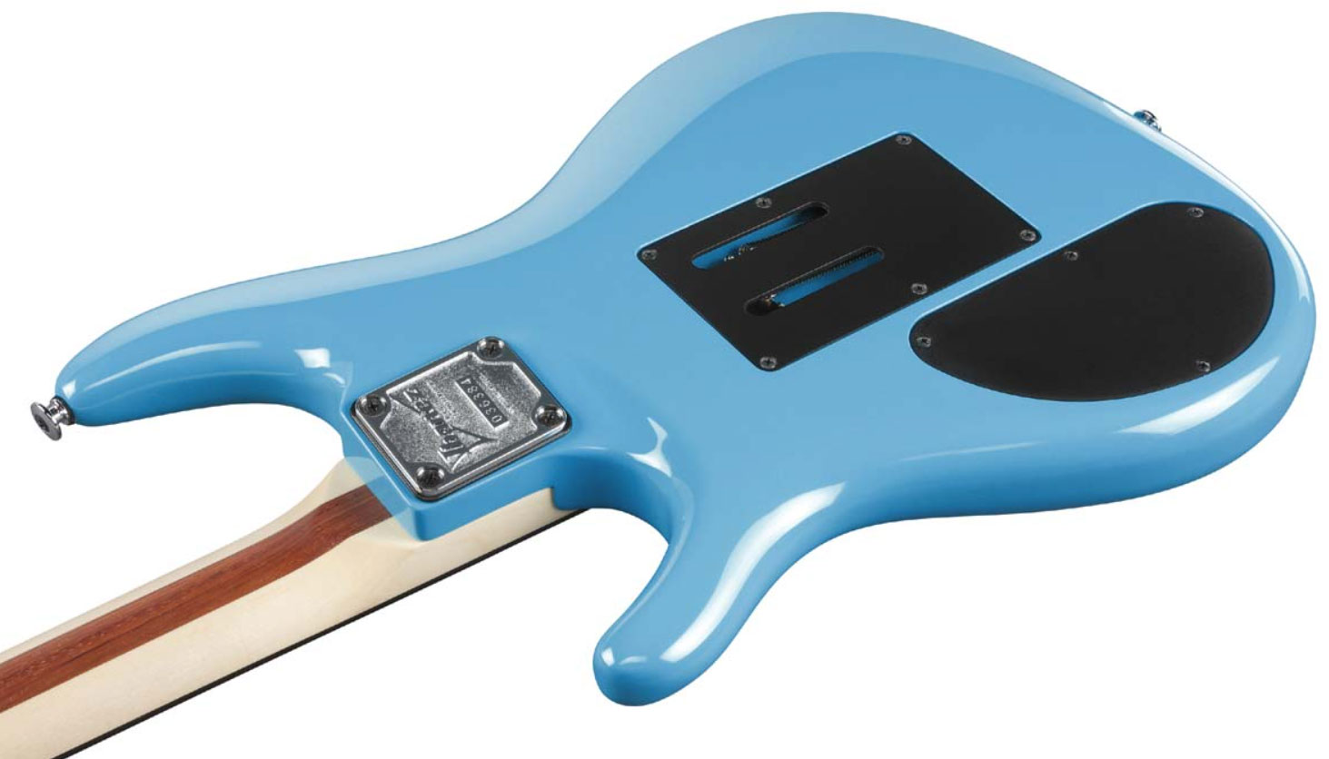 Ibanez Joe Satriani Js2410 Syb Prestige Jap Signature 2h Fr Rw - Sky Blue - Guitarra eléctrica con forma de str. - Variation 3
