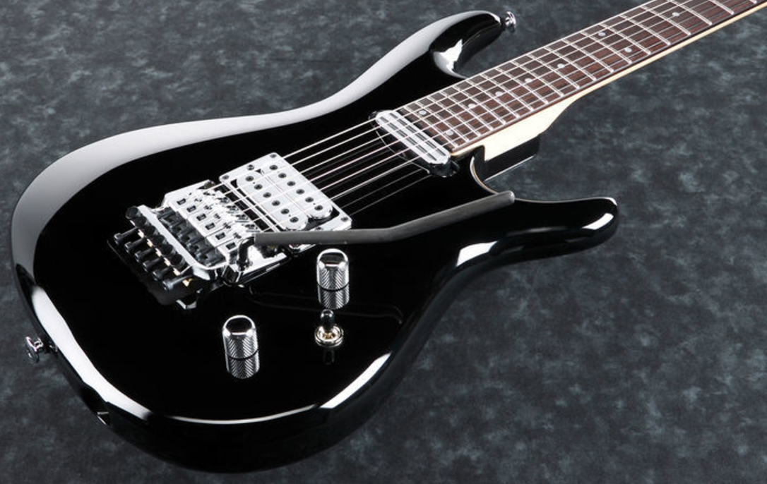 Ibanez Joe Satriani Js2450 Mcb Prestige Japan  Hh Dimarzio Fr Rw - Muscle Car Black - Guitarra eléctrica con forma de str. - Variation 1