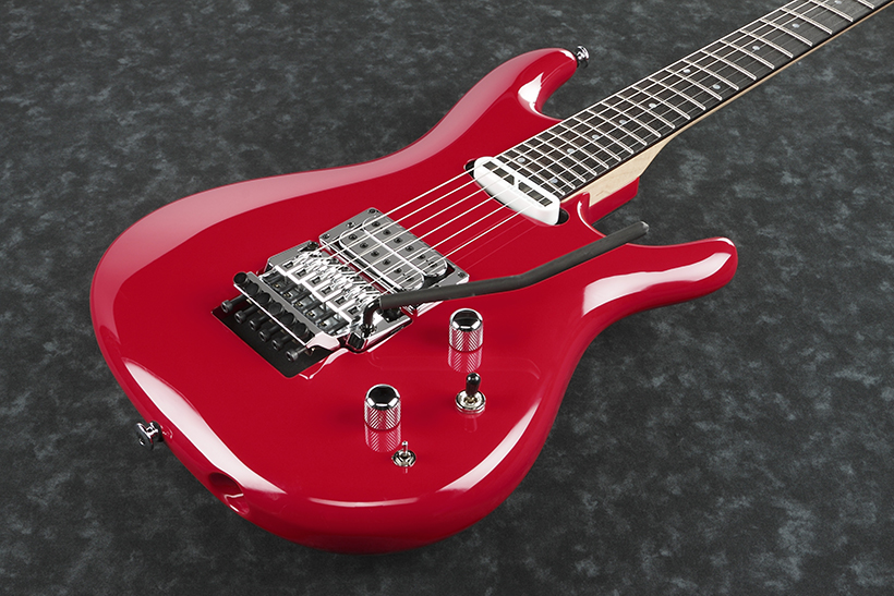 Ibanez Joe Satriani Js2480 Mcr Prestige Japon Signature Hh Sustainiac Fr Rw - Muscle Car Red - Guitarra eléctrica con forma de str. - Variation 1