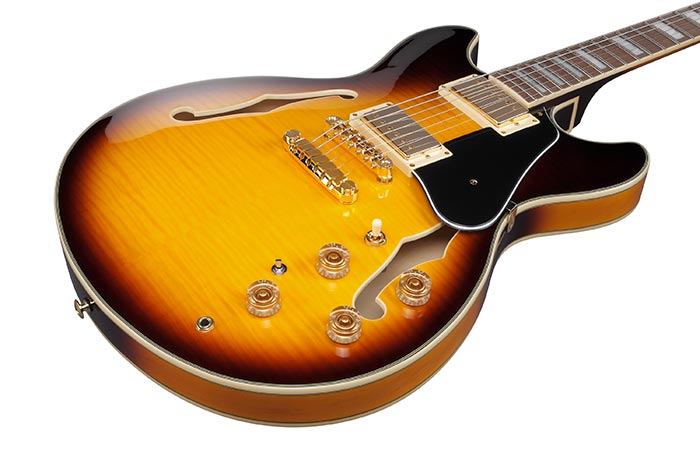 Ibanez John Scofield Jsm10em Ttb Signature 2h Ht Wal - Two-tone Burst - Guitarra eléctrica semi caja - Variation 2