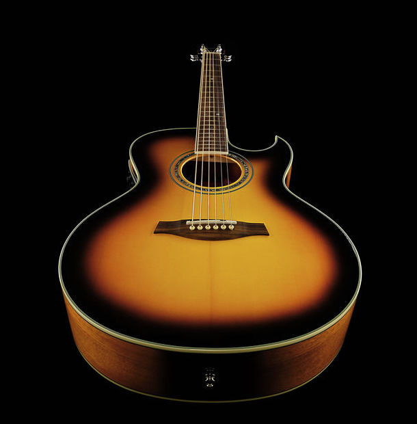 Ibanez Joe Satriani Jsa5 Vb Cw Epicea Acajou Rw - Vintage Sunburst - Guitarra acústica & electro - Variation 5
