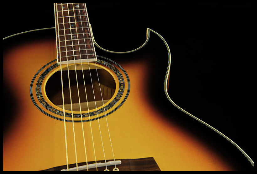 Ibanez Joe Satriani Jsa5 Vb Cw Epicea Acajou Rw - Vintage Sunburst - Guitarra acústica & electro - Variation 6