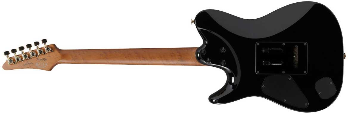 Ibanez Lari Basilio Lb1 Bk Jap Signature Hss Trem Mn - Black - Guitarra eléctrica de autor - Variation 1