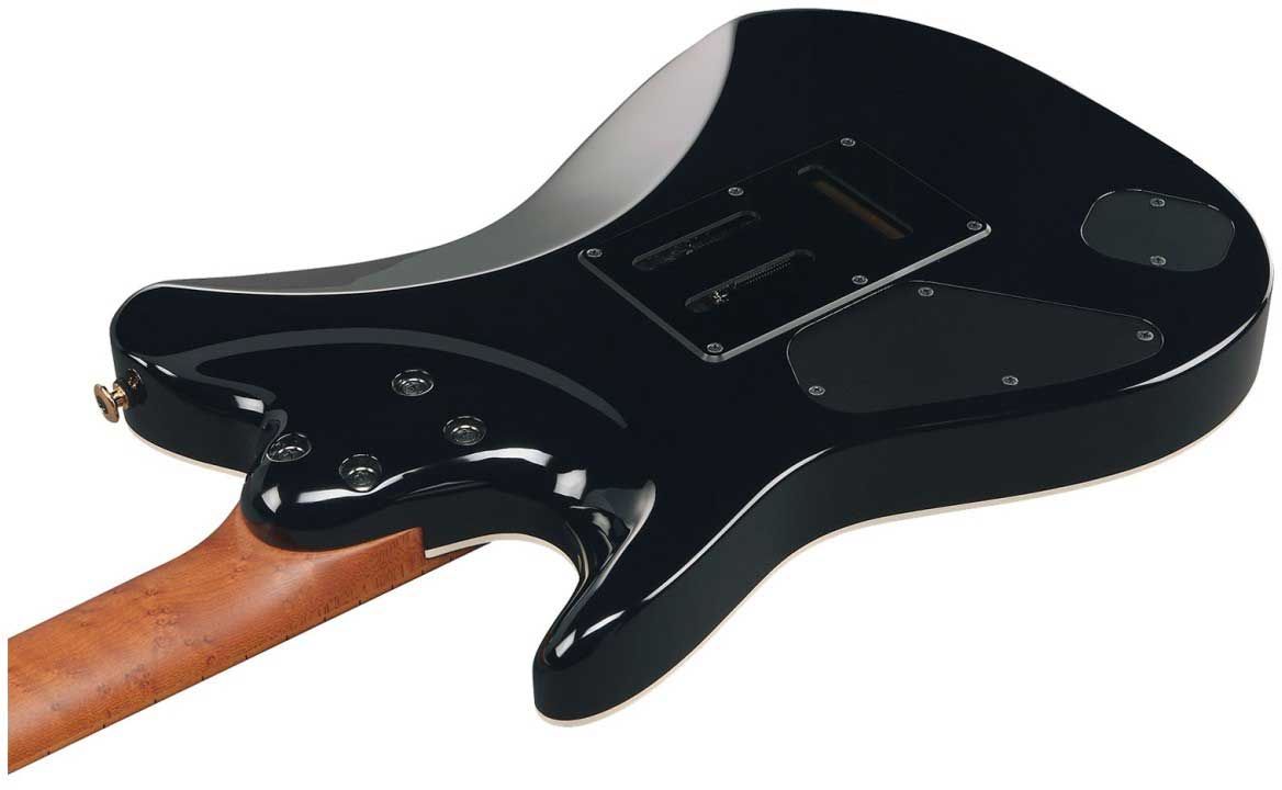Ibanez Lari Basilio Lb1 Bk Jap Signature Hss Trem Mn - Black - Guitarra eléctrica de autor - Variation 3