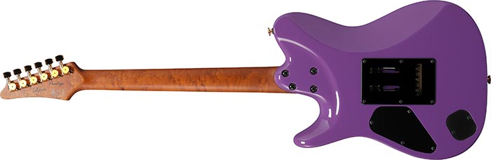 Ibanez Lari Basilio Lb1 Vl Jap Signature Hss Trem Mn - Violet - Guitarra eléctrica con forma de tel - Variation 1