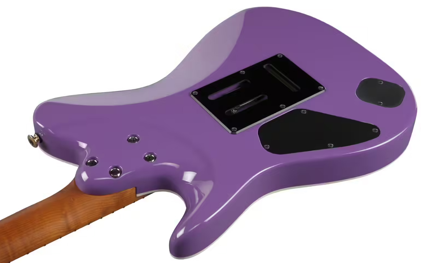 Ibanez Lari Basilio Lb1 Vl Jap Signature Hss Trem Mn - Violet - Guitarra eléctrica con forma de tel - Variation 4