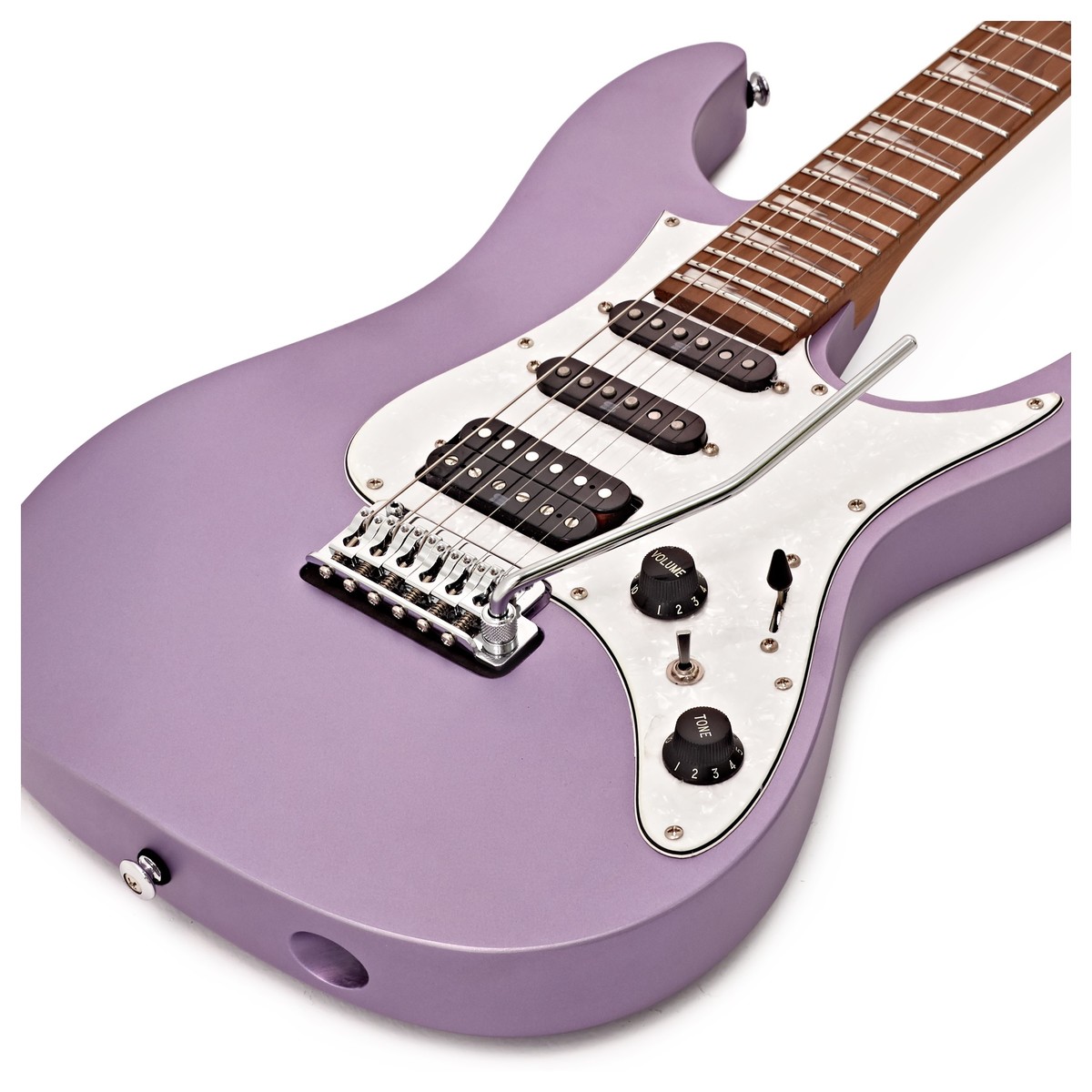 Ibanez Mario Camarena Mar10 Lmm Premium Signature Hss Trem Mn +housse - Lavender Metallic Matte - Guitarra eléctrica con forma de str. - Variation 3