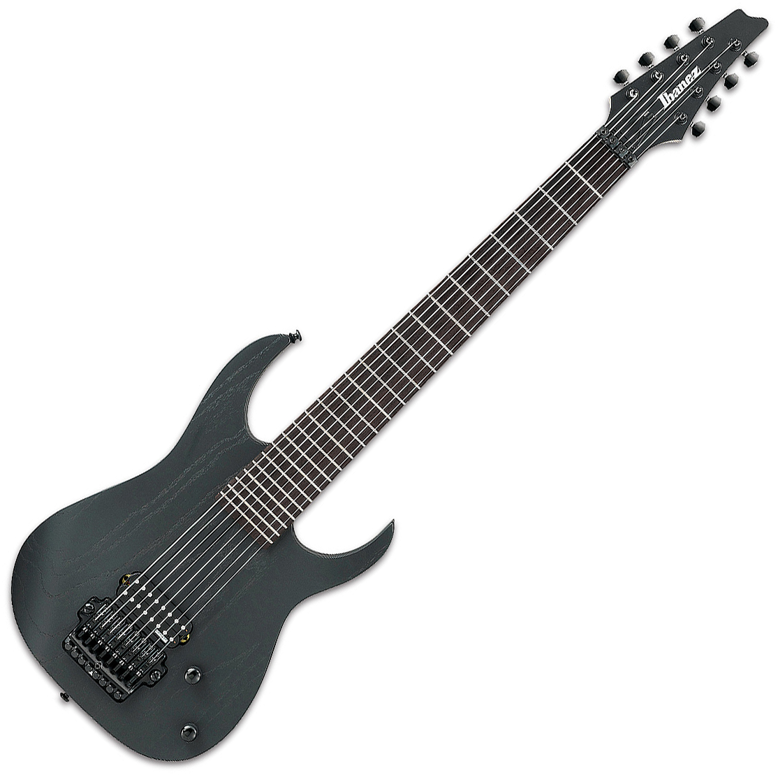 Ibanez Marten Hagstrom Meshuggah M80m Wk Signature H Ht Jat - Weathered Black - Guitarra eléctrica con forma de str. - Variation 3