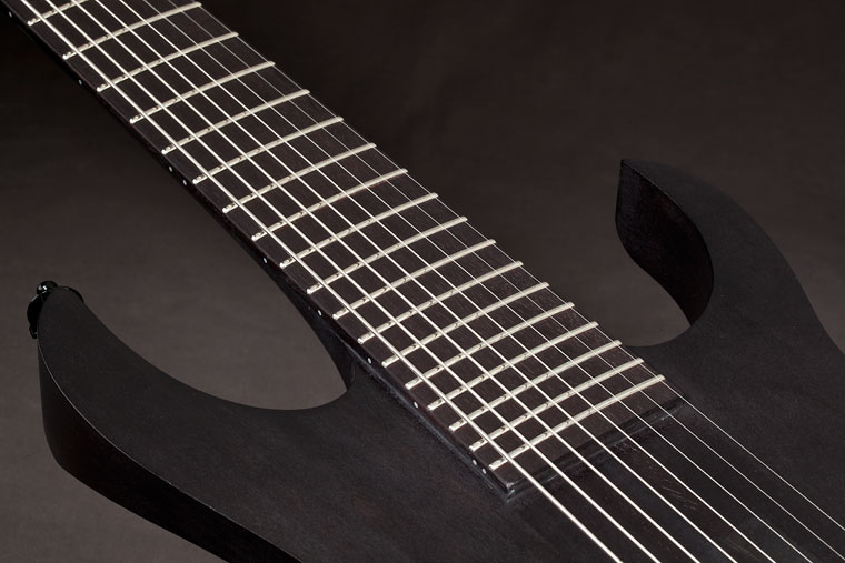 Ibanez Marten Hagstrom Meshuggah M8m Prestige Japon Signature H Ht Eb - Black - Guitarra eléctrica barítono - Variation 2