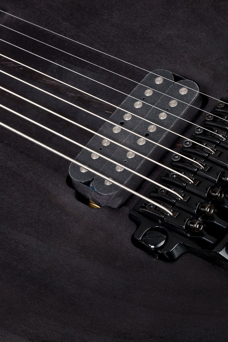 Ibanez Marten Hagstrom Meshuggah M8m Prestige Japon Signature H Ht Eb - Black - Guitarra eléctrica barítono - Variation 5