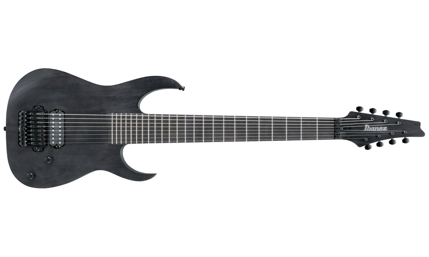 Ibanez Marten Hagstrom Meshuggah M8m Prestige Japon Signature H Ht Eb - Black - Guitarra eléctrica barítono - Variation 1