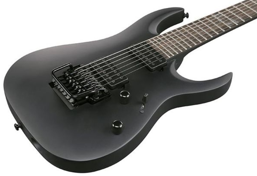 Ibanez Munky Apex K7yin Signature 7c 2h Dimarzio Fr Eb - Black - Guitarra eléctrica de autor - Variation 2