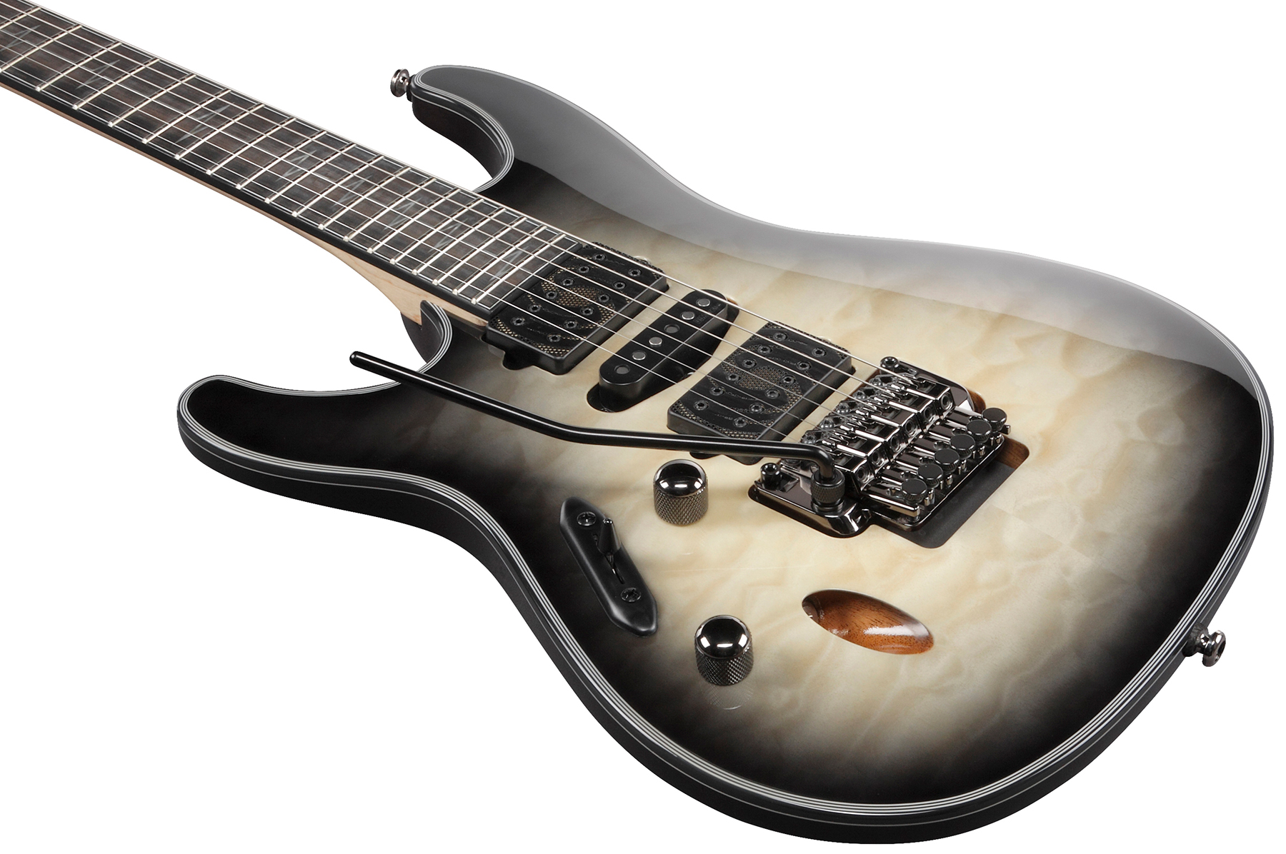 Ibanez Nita Strauss Jiva10l Dsb Signature Lh Gaucher Hsh Dimarzio Fr Eb - Deep Space Blonde - Guitarra electrica para zurdos - Variation 1