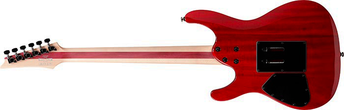 Ibanez Nita Strauss Jiva10r Trc Signature Hsh Dimarzio Fr Eb - Torch Red - Guitarra eléctrica con forma de str. - Variation 1